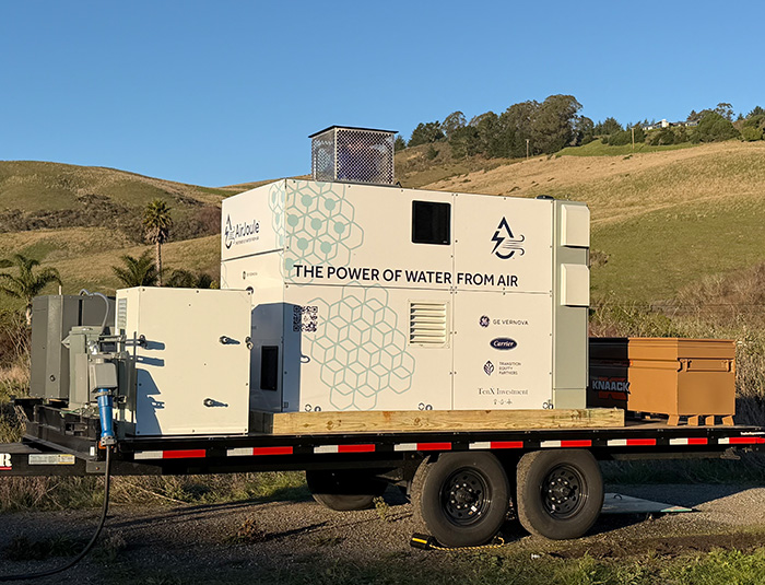 An AirJoule A250 model in California in collaboration with Red Dot Ranch.