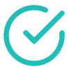 Checkmark indicating positive attribute